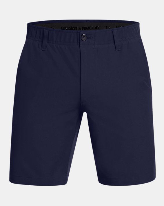 Men's UA Drive Tapered Shorts in Blue image number 4